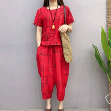 Load image into Gallery viewer, Printed Fashion Two Piece Set