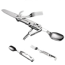 Load image into Gallery viewer, 5 in 1 Multifunctional Camping Utensil Set