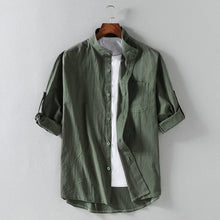 Load image into Gallery viewer, Short Sleeve Linen Shirt