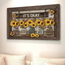Load image into Gallery viewer, Butterfly Sunflowers Wall Art