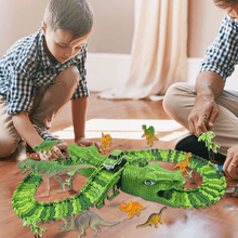 Load image into Gallery viewer, Dinosaur Track Set Toy