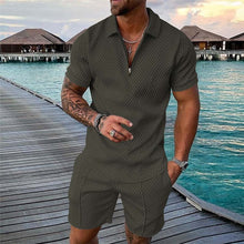 Load image into Gallery viewer, Men&#39;s Casual Printed Polo Suit