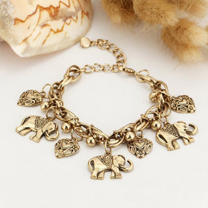 Handmade-Vintage Elephant Anklet