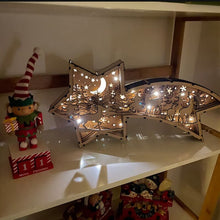 Load image into Gallery viewer, LED Wooden Poinsettia Lights