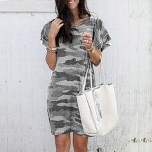 Load image into Gallery viewer, Camo Print Dress