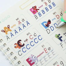 Load image into Gallery viewer, REUSABLE MAGIC HANDWRITING PRACTICE COPYBOOK