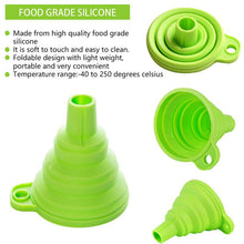 Load image into Gallery viewer, Kitchen Folding Silicone Funnel