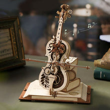 Load image into Gallery viewer, Valentine&#39;s Day Pre-Sale 50% OFF- Wooden Assembled Cello Music Box