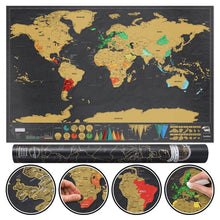 Load image into Gallery viewer, Scratch Map of the World