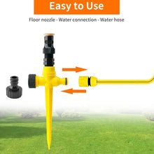 Load image into Gallery viewer, 360° Rotation Auto Irrigation System Garden Lawn Sprinkler Patio