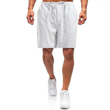 Load image into Gallery viewer, Lockere Freizeitshorts aus Leinen für Herren