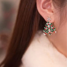 Load image into Gallery viewer, Christmas Tree Stud Earrings