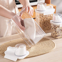 Load image into Gallery viewer, Cereal Dispenser Easy Flow Storage Jar Plastic Grocery Container