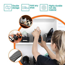 Load image into Gallery viewer, Durable Adjustable Shoe Organizer