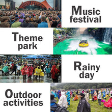 Load image into Gallery viewer, Unisex Reusable Portable Frosted Raincoat