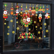 Load image into Gallery viewer, Christmas Window Clings Double-Sided Re-appliable Decoration