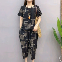 Load image into Gallery viewer, Printed Fashion Two Piece Set