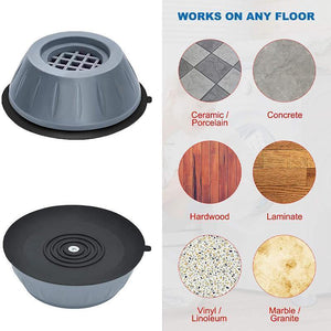 Non-Vibration Rubber Washing Machine Feet-4PS