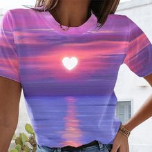 Load image into Gallery viewer, Women's Casual Weekend 3D Printed Painting T-shirt