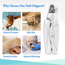 Load image into Gallery viewer, Professional LED Light Pet Nail Clippers
