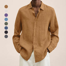 Load image into Gallery viewer, Men&#39;s Linen Regular-Fit Shirt