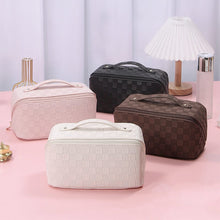 Load image into Gallery viewer, Vintage Check Cosmetic Bag