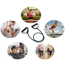 Load image into Gallery viewer, Double Toning Resistance Tube Heavy Quality Exercise Band for Stretching