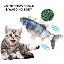 Load image into Gallery viewer, 🐟Plush Simulation USB Charging Cat Fish Toy🐟