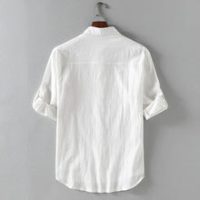 Load image into Gallery viewer, Short Sleeve Linen Shirt