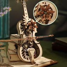 Load image into Gallery viewer, Valentine&#39;s Day Pre-Sale 50% OFF- Wooden Assembled Cello Music Box