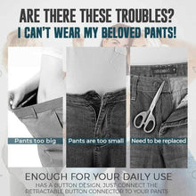 Load image into Gallery viewer, Jeans Retractable Button