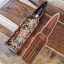 Load image into Gallery viewer, Wooden Red Wine Gift Box