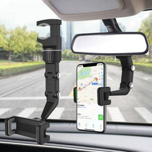Load image into Gallery viewer, Multifunctional Rearview Mirror Phone Holder