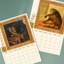 Load image into Gallery viewer, Weird Medieval Cats Calendar 2024