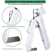 Load image into Gallery viewer, Professional LED Pet Nail Clippers