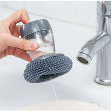 Load image into Gallery viewer, Kitchen Soap Dispensing Palm Brush