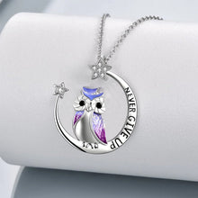 Load image into Gallery viewer, 🦉Never Give Up Inspiration Necklace