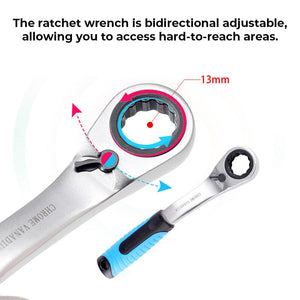 29pcs Ratchet Socket Wrench Kit
