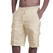 Load image into Gallery viewer, Men&#39;s Casual Linen Shorts