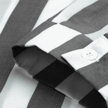 Load image into Gallery viewer, Men's Cotton Linen Striped Button Down Long Sleeve
