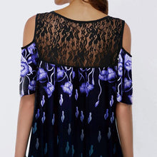 Load image into Gallery viewer, Summer Lace Printed T-shirt for Ladies