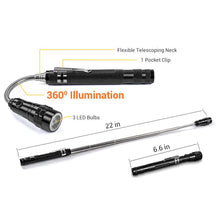 Load image into Gallery viewer, Telescoping Magnetic Pickup Flashlight