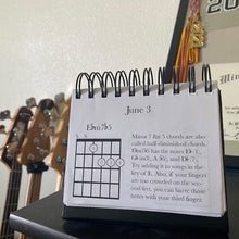Load image into Gallery viewer, 365 Days Guitar Chords Calendar