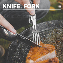 Load image into Gallery viewer, 5 in 1 Multifunctional Camping Utensil Set