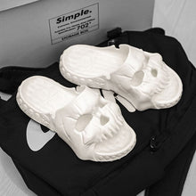 Load image into Gallery viewer, Skull Design Single Band Slippers