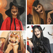 Load image into Gallery viewer, Halloween Prank Makeup Temporary Tattoo（10pcs）