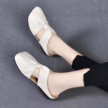 Load image into Gallery viewer, Summer Retro Flat Slippers Genuine Leather Sandals