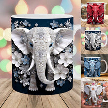 Load image into Gallery viewer, Elephant print mug