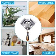 Load image into Gallery viewer, DOMOM 90 Degree Right Angle Clamp Woodworking Adjustable Bench Vise Tool