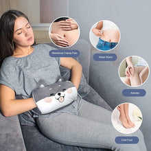 Load image into Gallery viewer, Plush Refillable Hot Water Bottle Belt